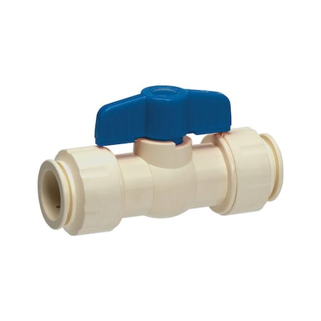 B & K Homewerks 3/4 in. CPVC Push Fit Ball Valve Full Port T-Handle For Non-Potable Water 126-8-34-34